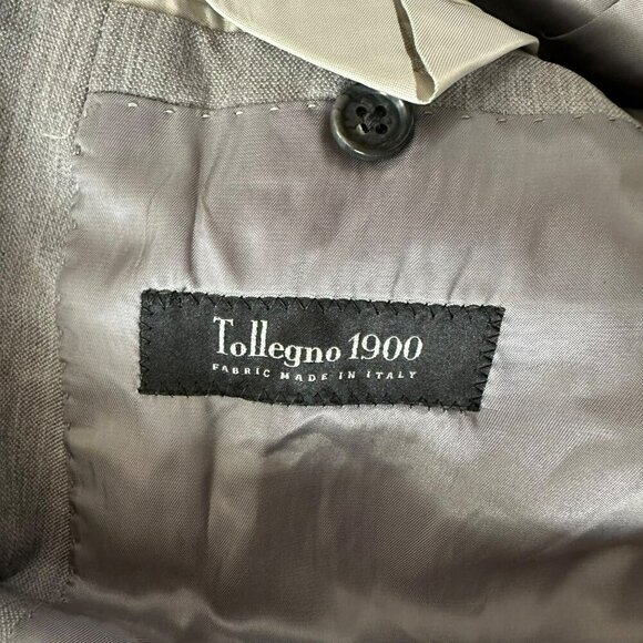 The Blk Tux Mens Size Medium Gray Blazer 2 Button Suit Jacket - Picture 10 of 11